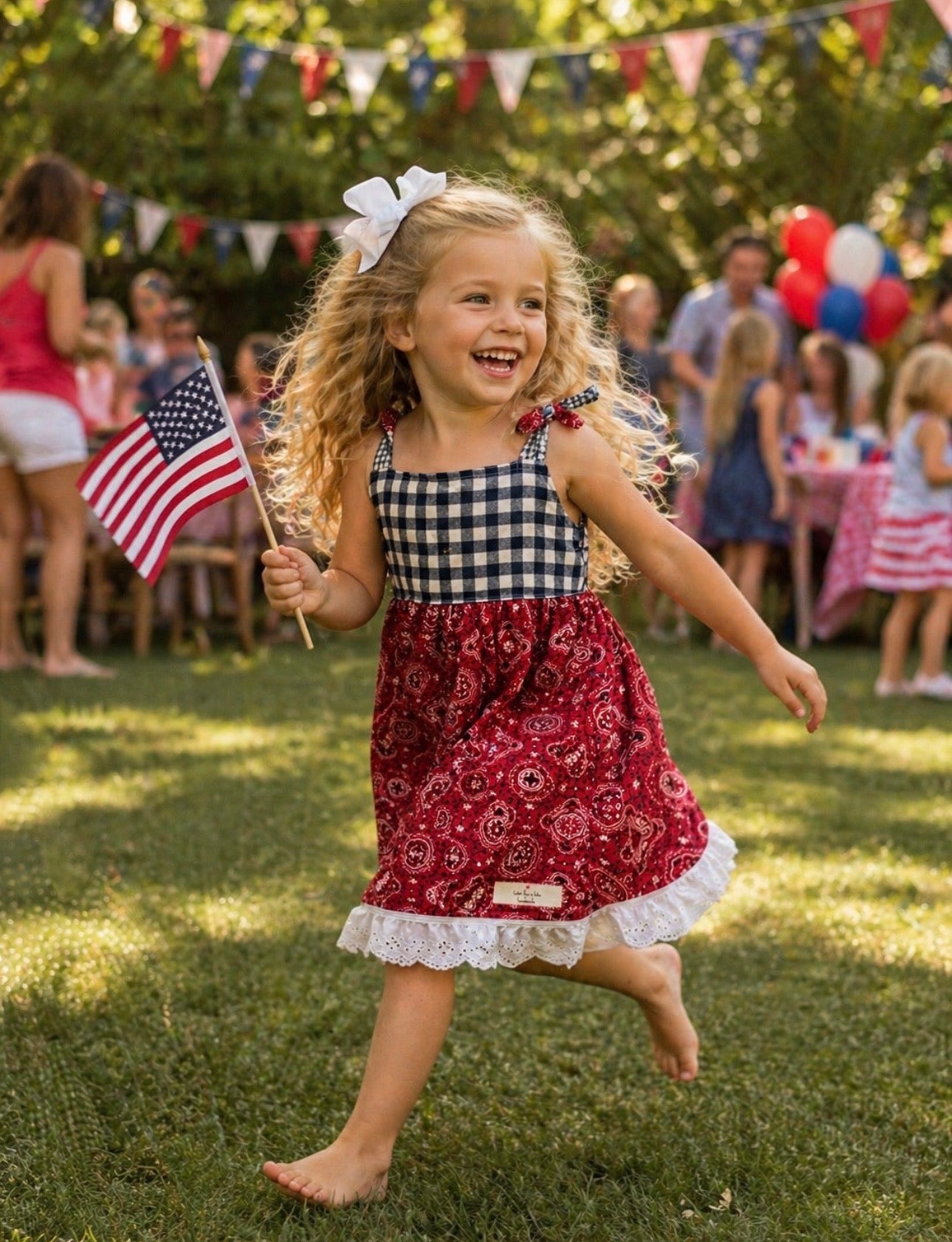 The Joyce - The America The Beautiful Gingham Dress
