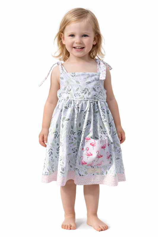 The Peggy - The Floral Flamingo