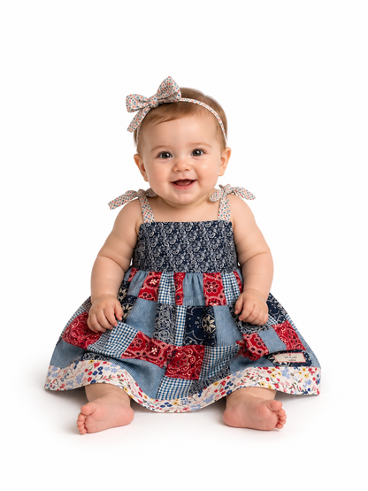 The Iline - The Star Spangled Banner Sister Dress Blue