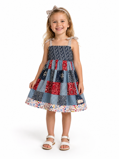 The Iline - The Star Spangled Banner Sister Dress Blue