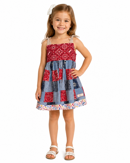 The Iline - The Star Spangled Banner Sister Dress Red