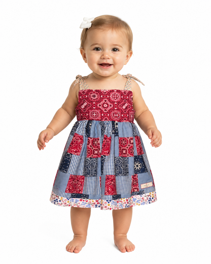 The Iline - The Star Spangled Banner Sister Dress Red